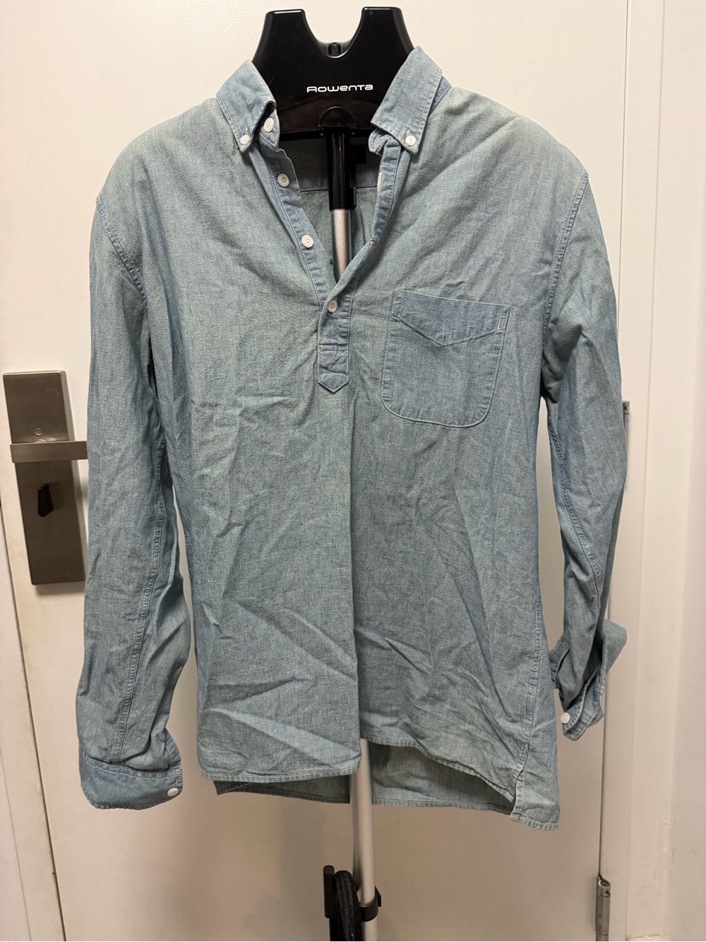 J. Crew Denim Button-Up Shirt - Light Blue Wash